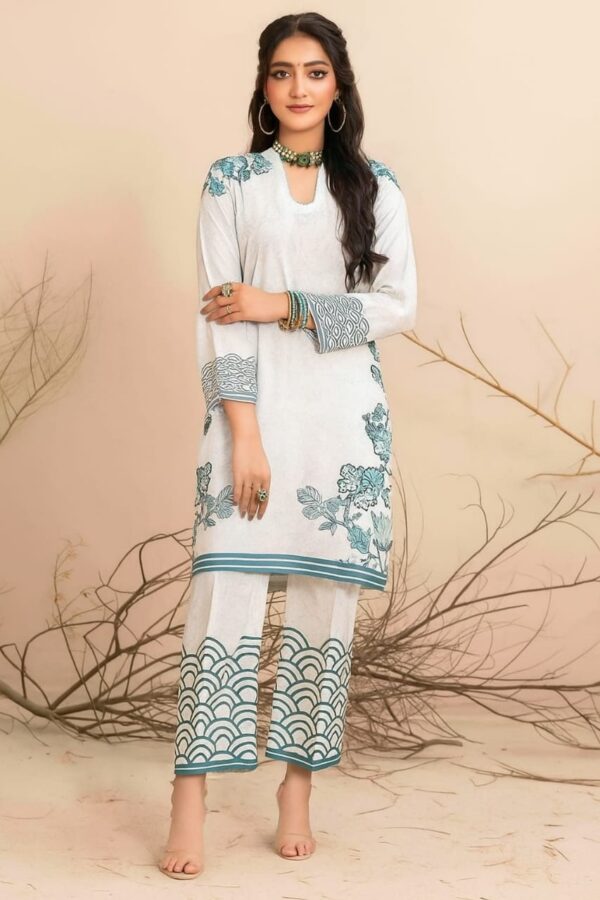 Zehra Mist – Stitched Embroidered Co-ord Set