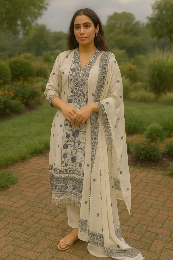 Gulnaz – Ivory Elegance Kurta Set