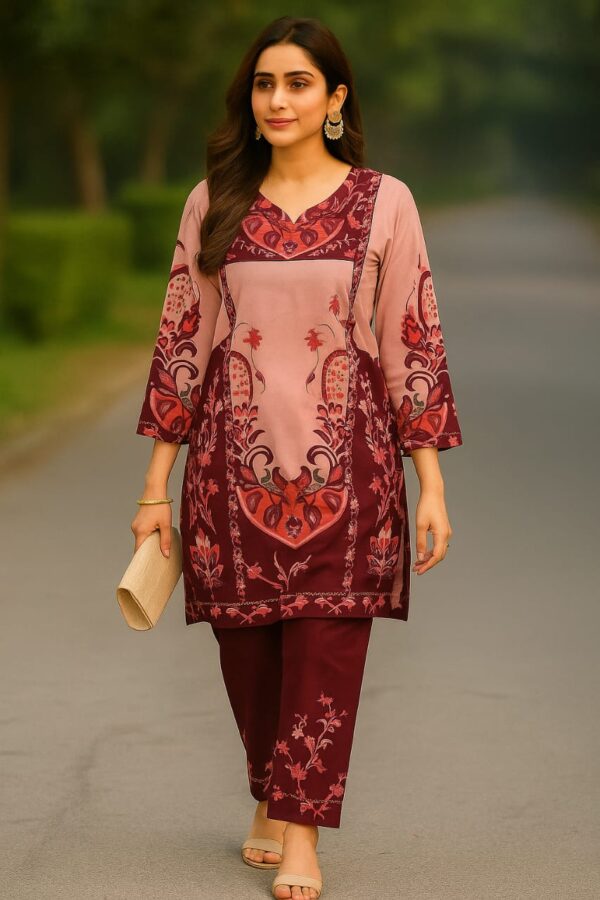 Rosewood Muse – Printed Linen Cotton Co-ord Set